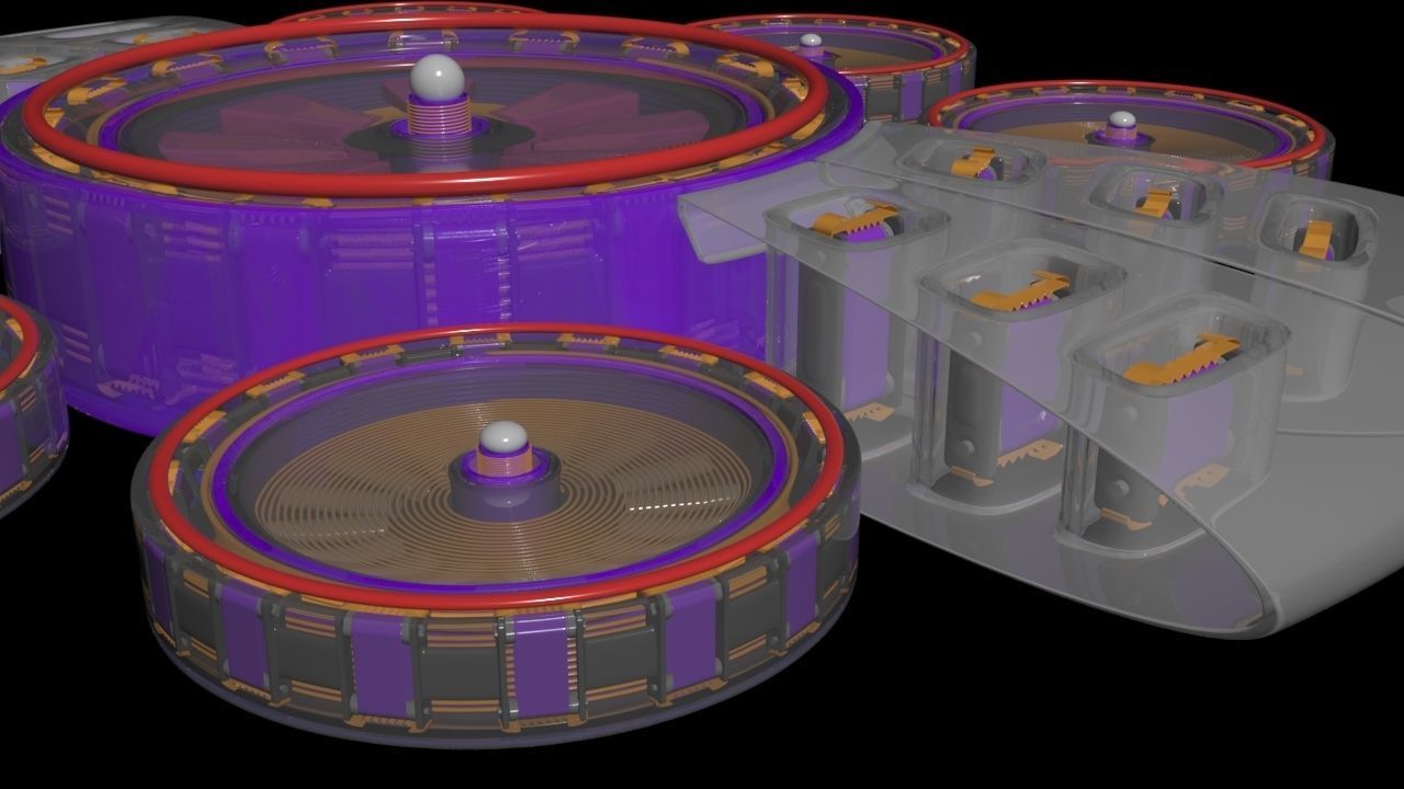 Dutch Industrial Space Company - Acceleratore Flux Ion - Concept 3D model_8