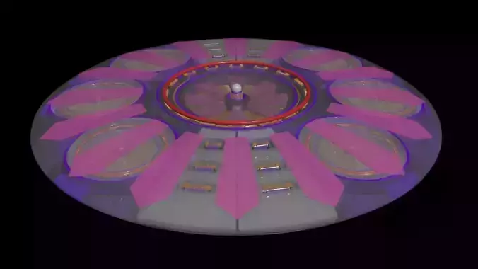 Dutch Industrial Space Company - Acceleratore Flux Ion - Concept 3D model