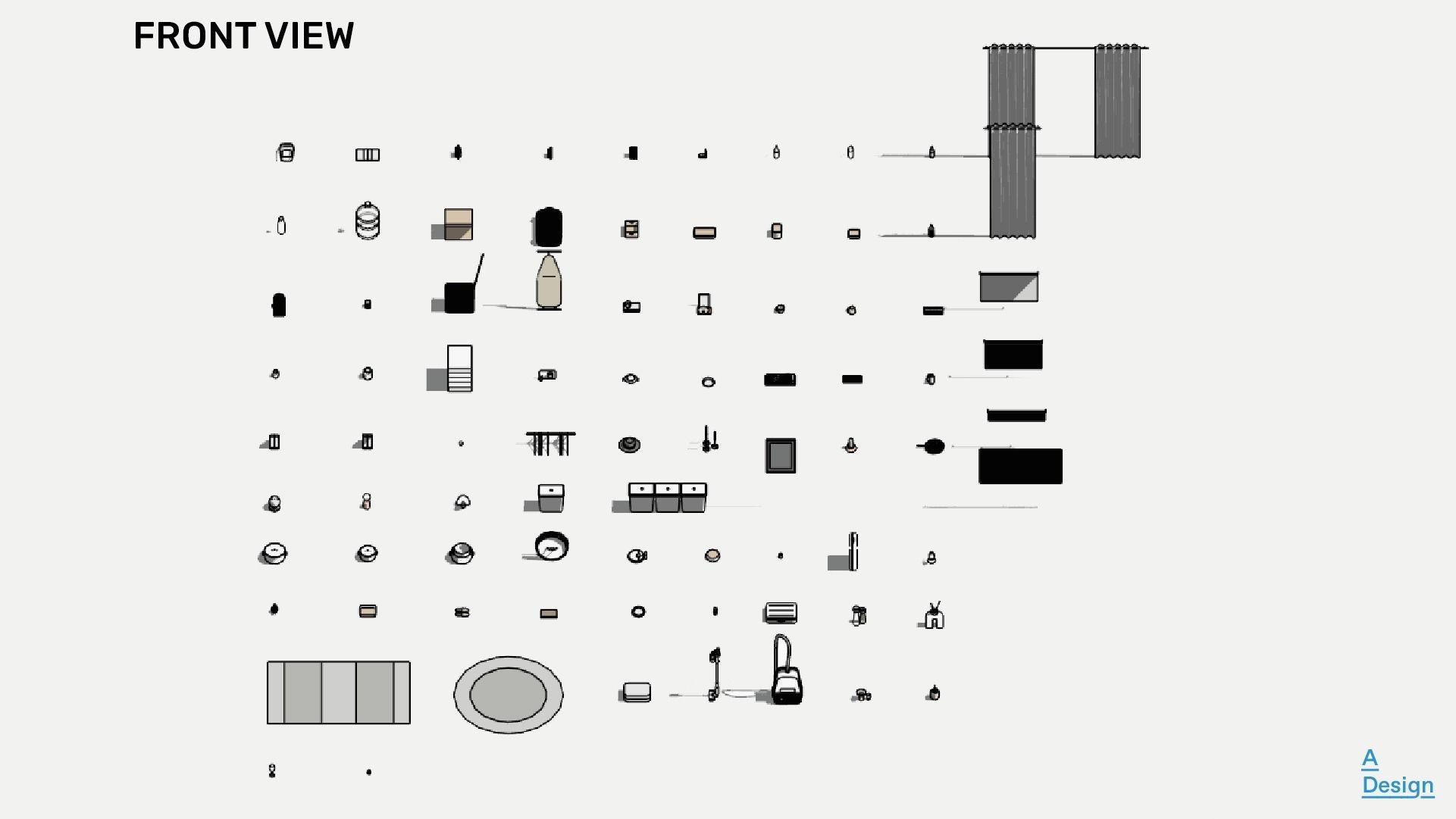 Decor - Pack of revit families 3D model_4