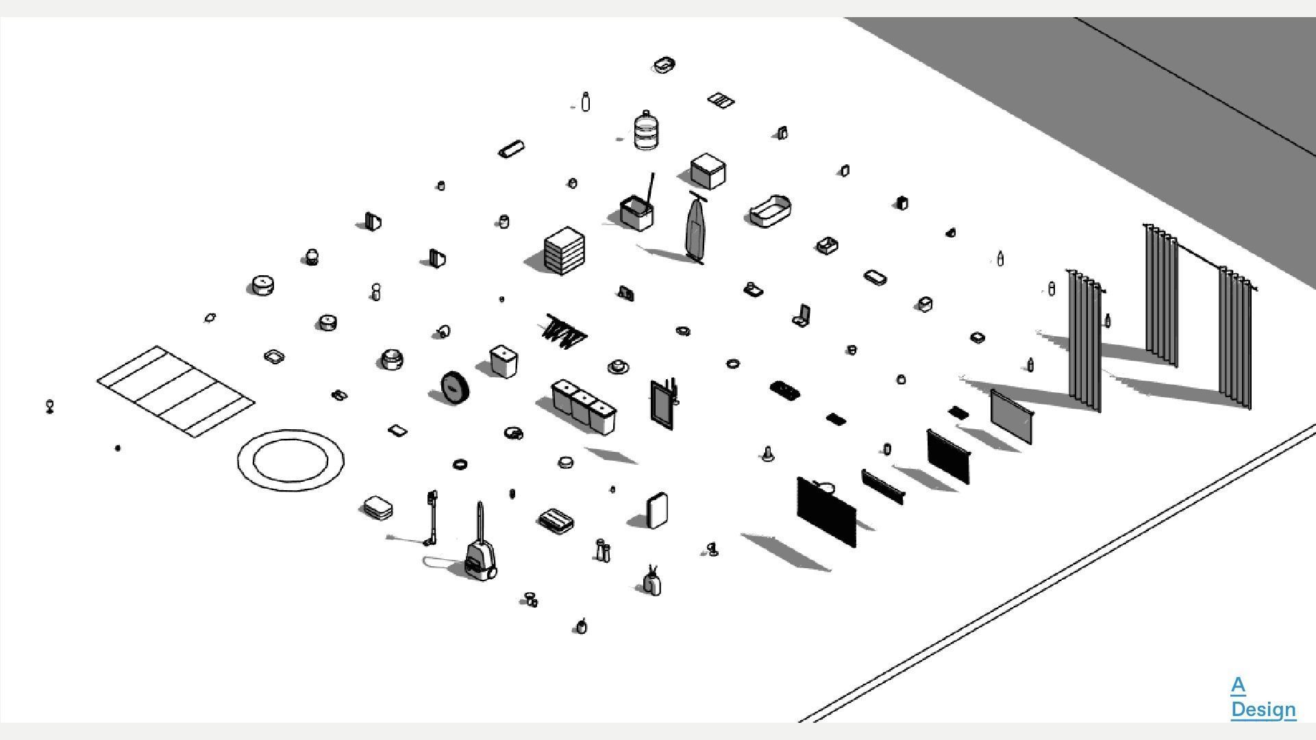 Decor - Pack of revit families 3D model_8