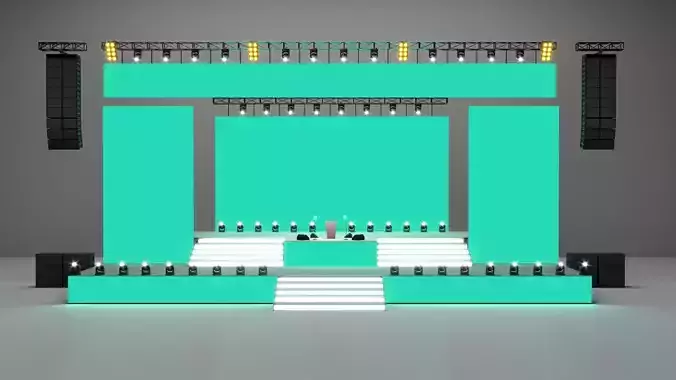Concert Stage 03 Design 3D model