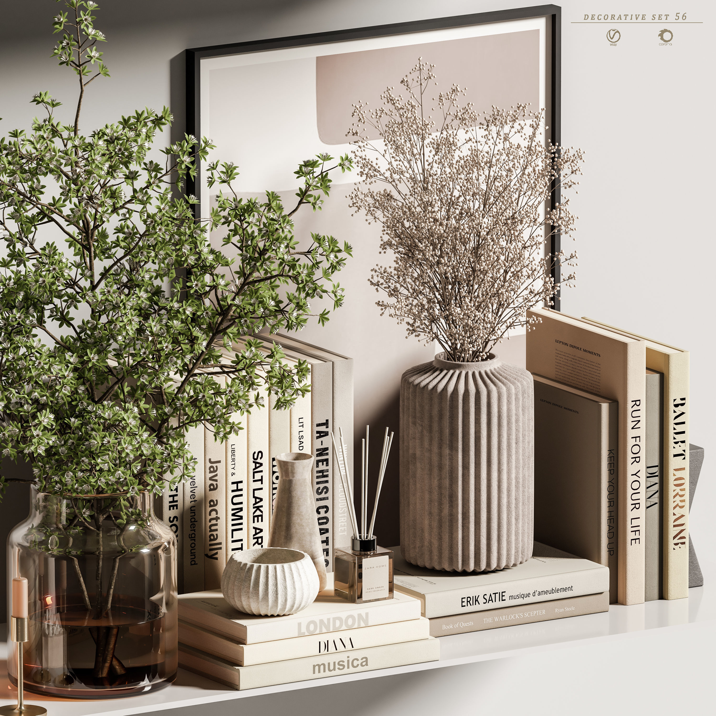 decorative set 56 3D model_4