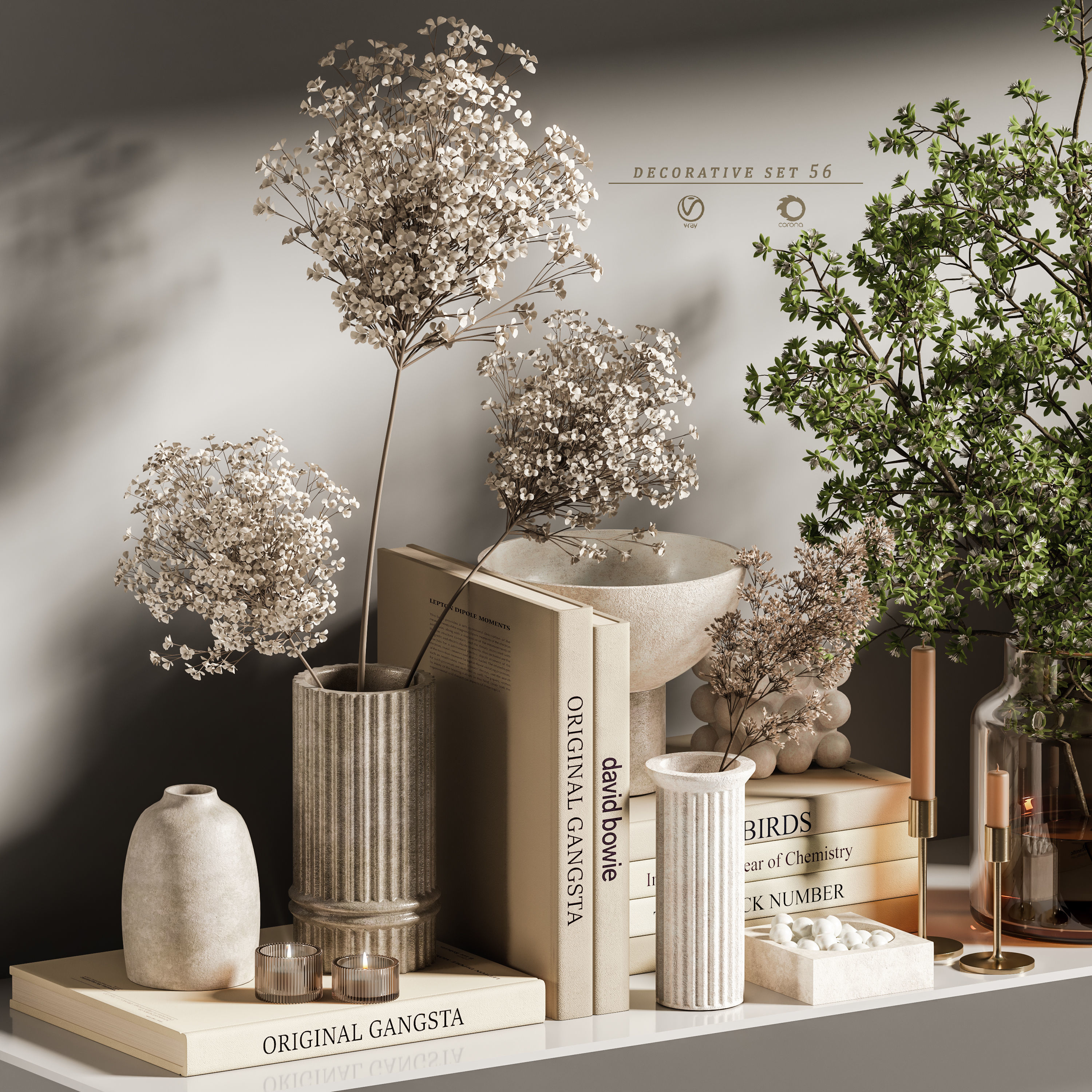 decorative set 56 3D model_2