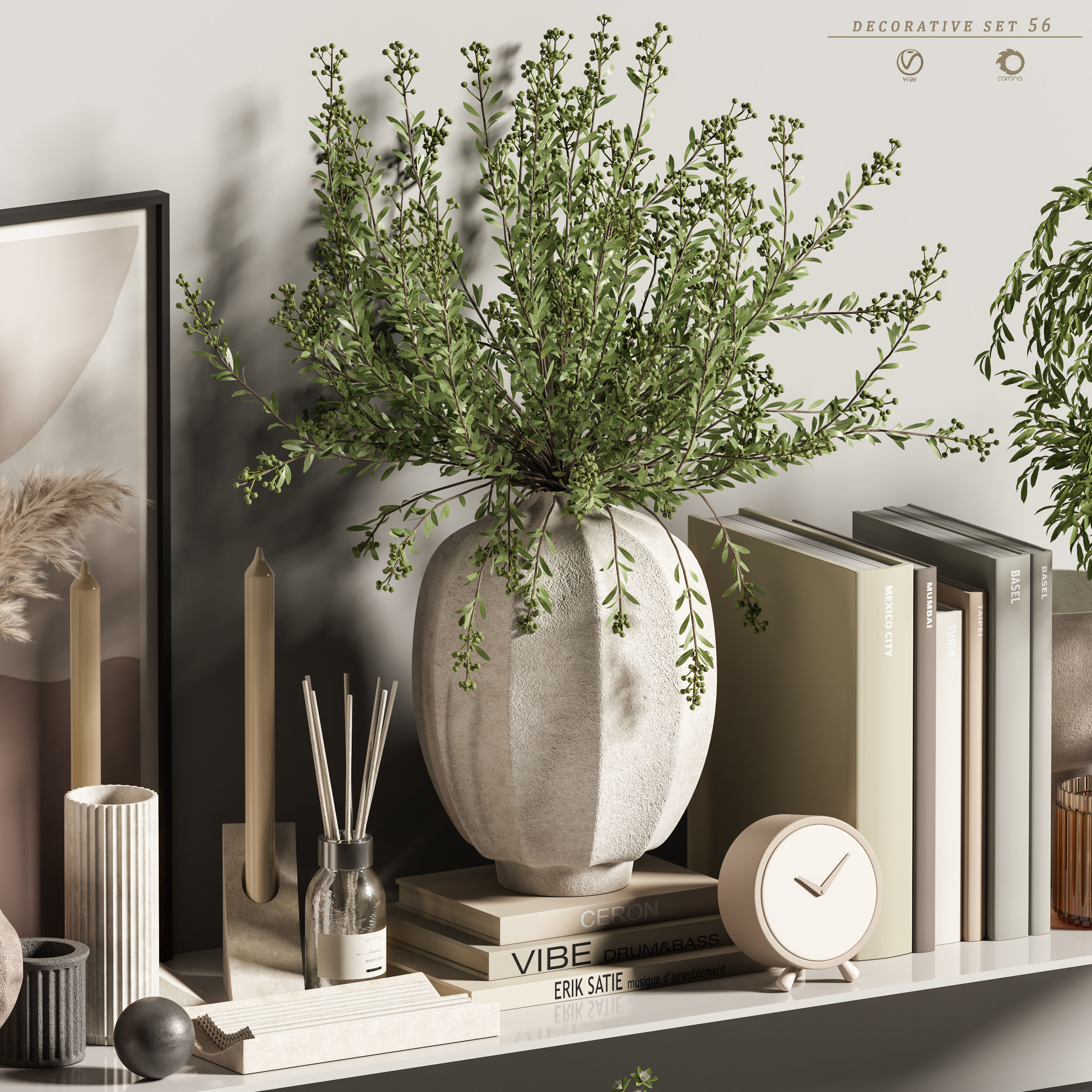 decorative set 56 3D model_3