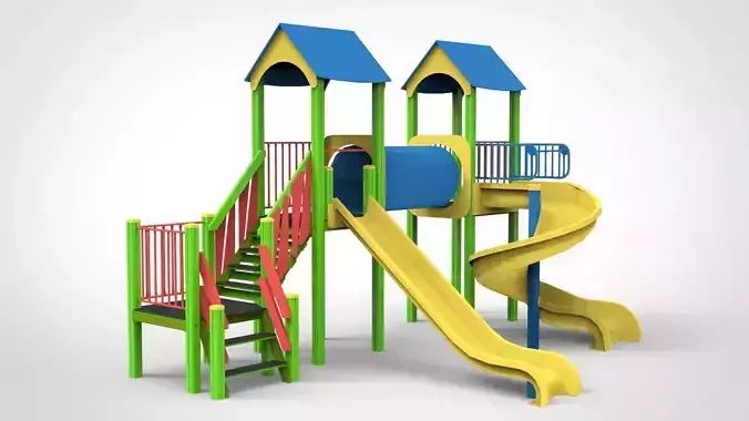 Playground for kids 3D model