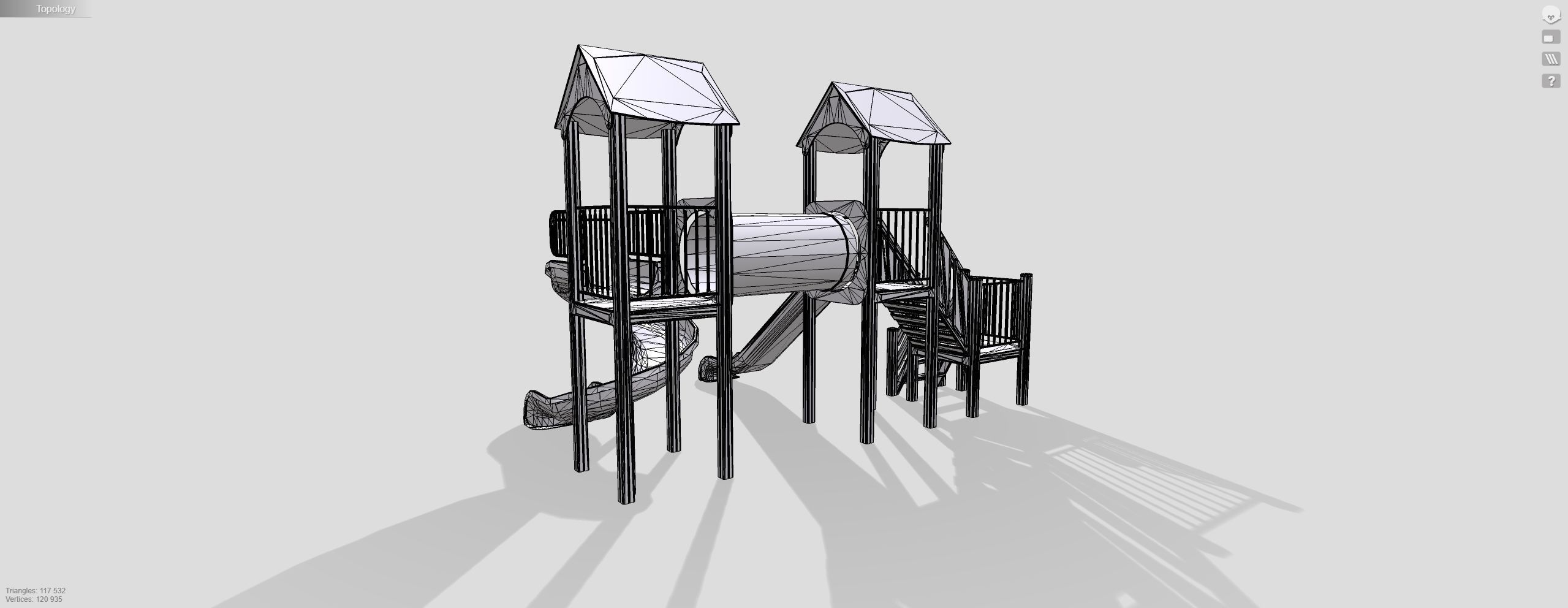Playground for kids 3D model_8
