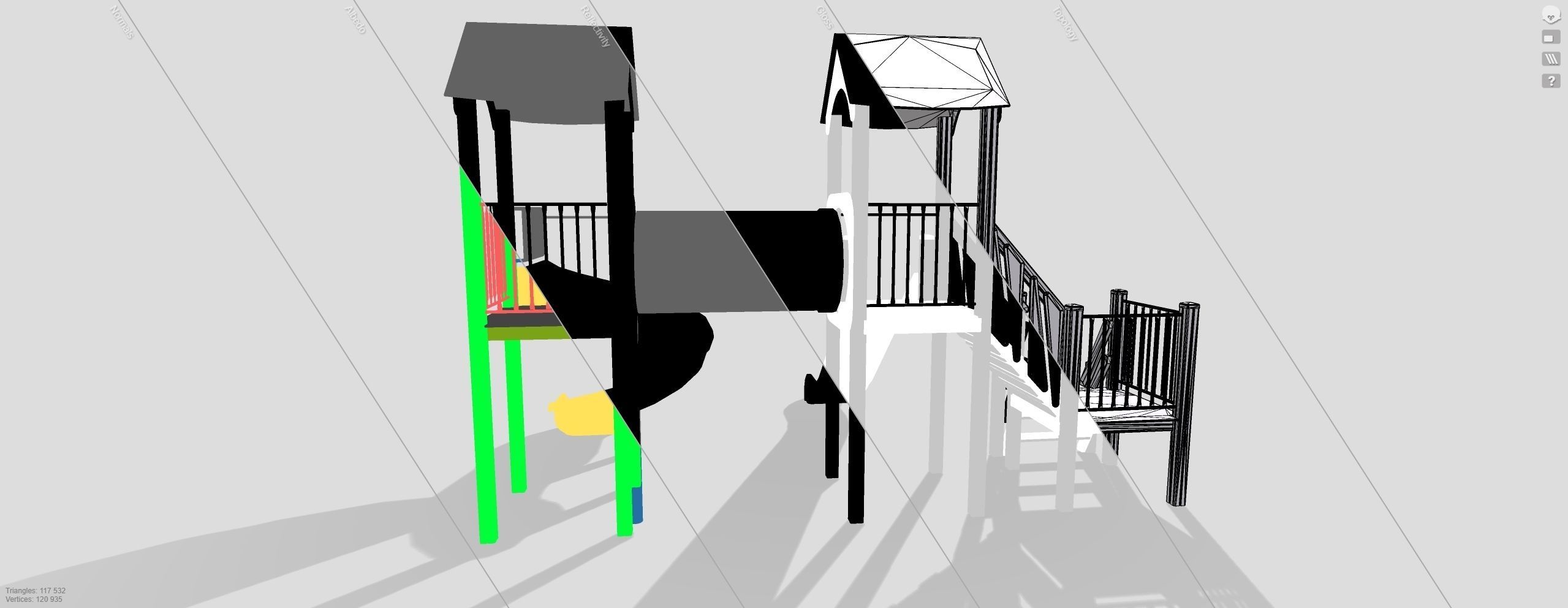 Playground for kids 3D model_11