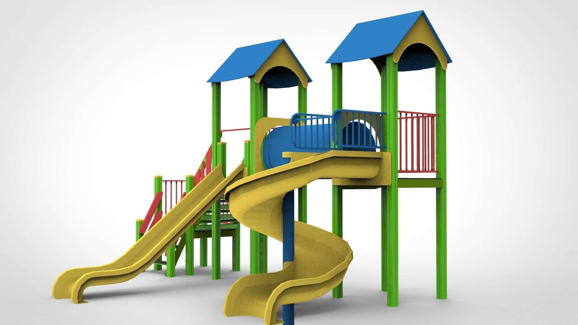 Playground for kids 3D model_3