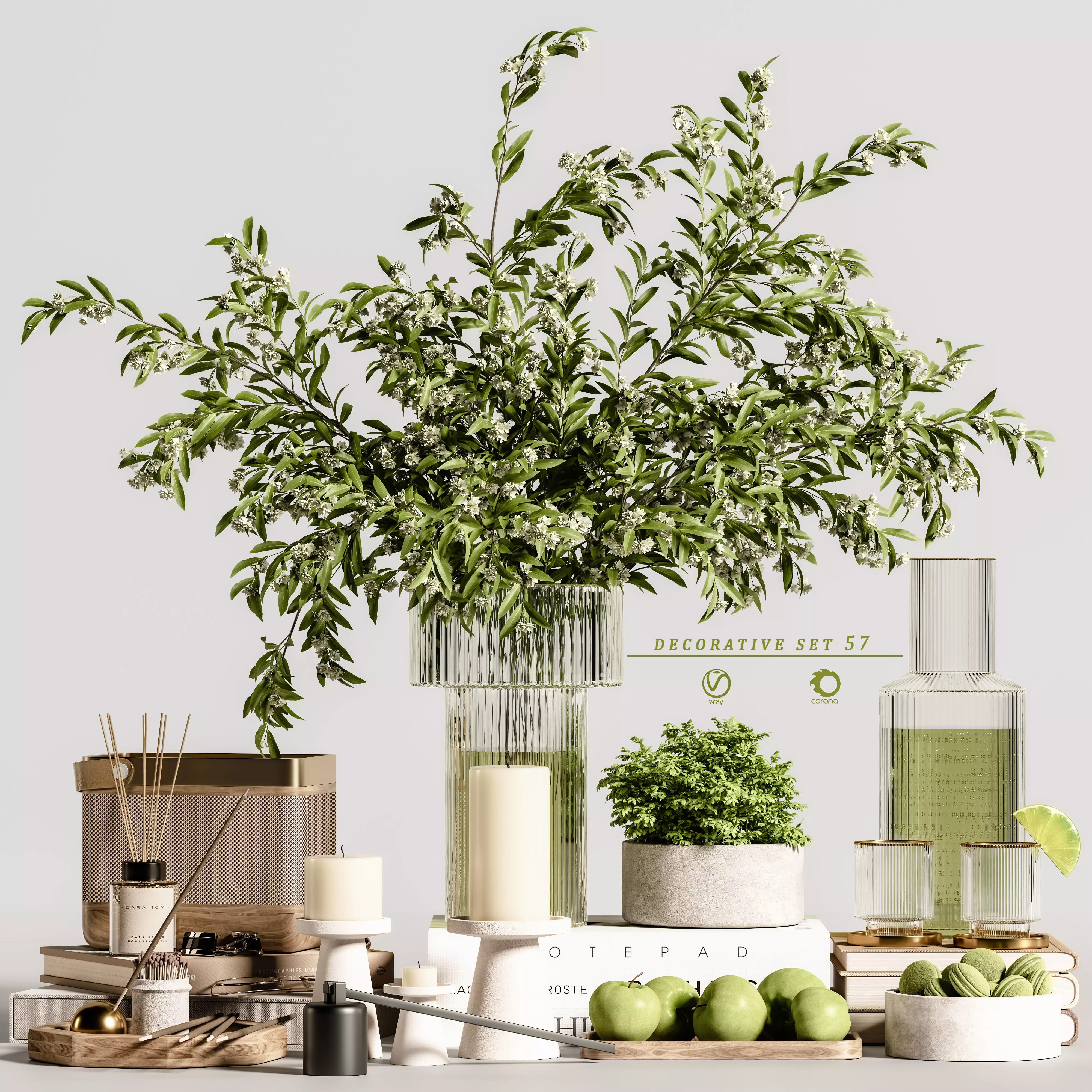 decorative set 57 3D model_0