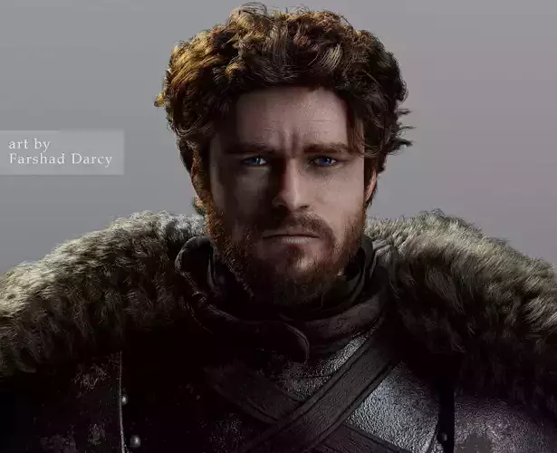 Robb Stark 3D model 3D model