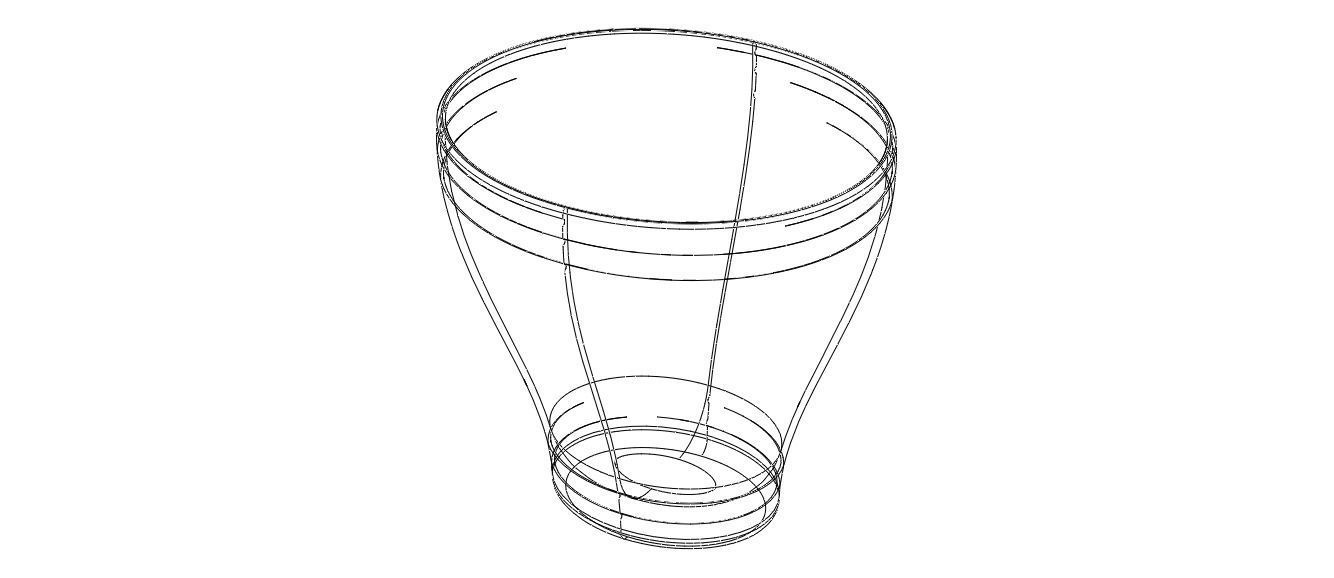 Office Waste Bin Plastic 3D print model_12