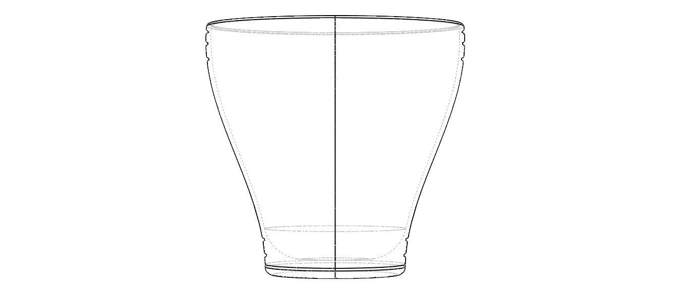 Office Waste Bin Plastic 3D print model_23