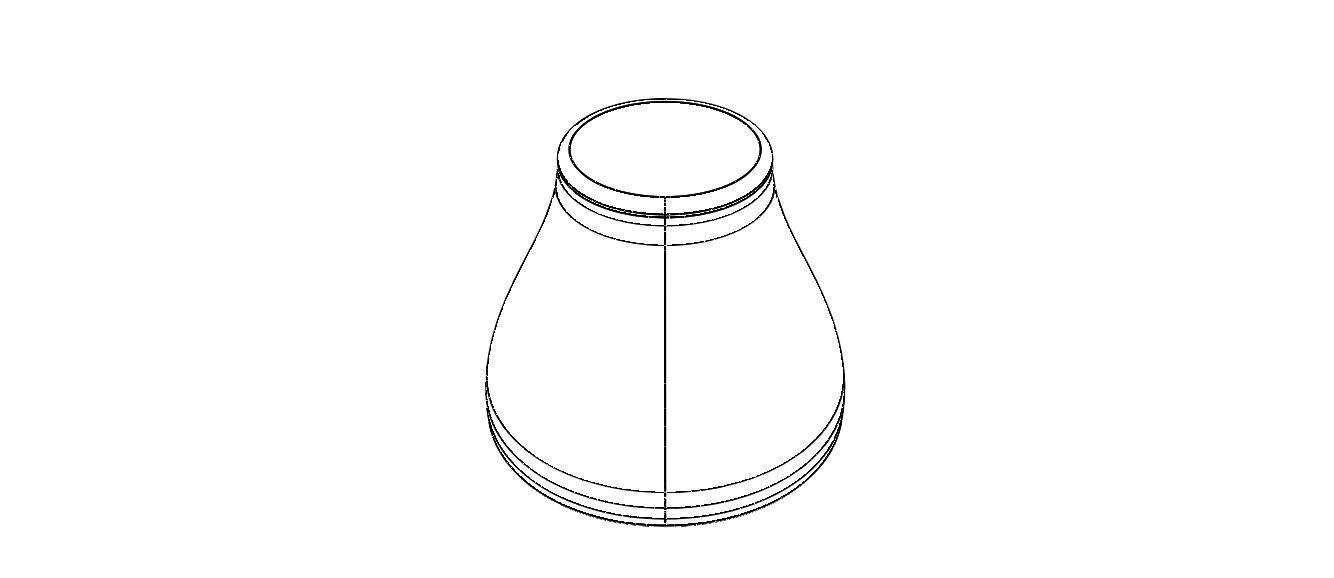 Office Waste Bin Plastic 3D print model_34