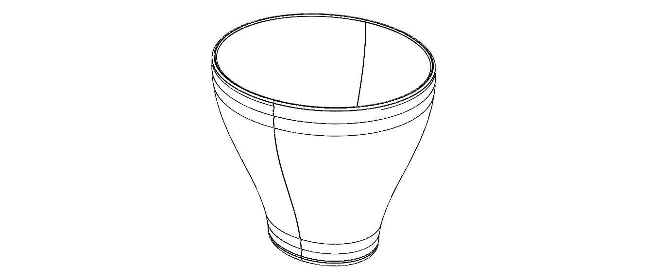 Office Waste Bin Plastic 3D print model_10