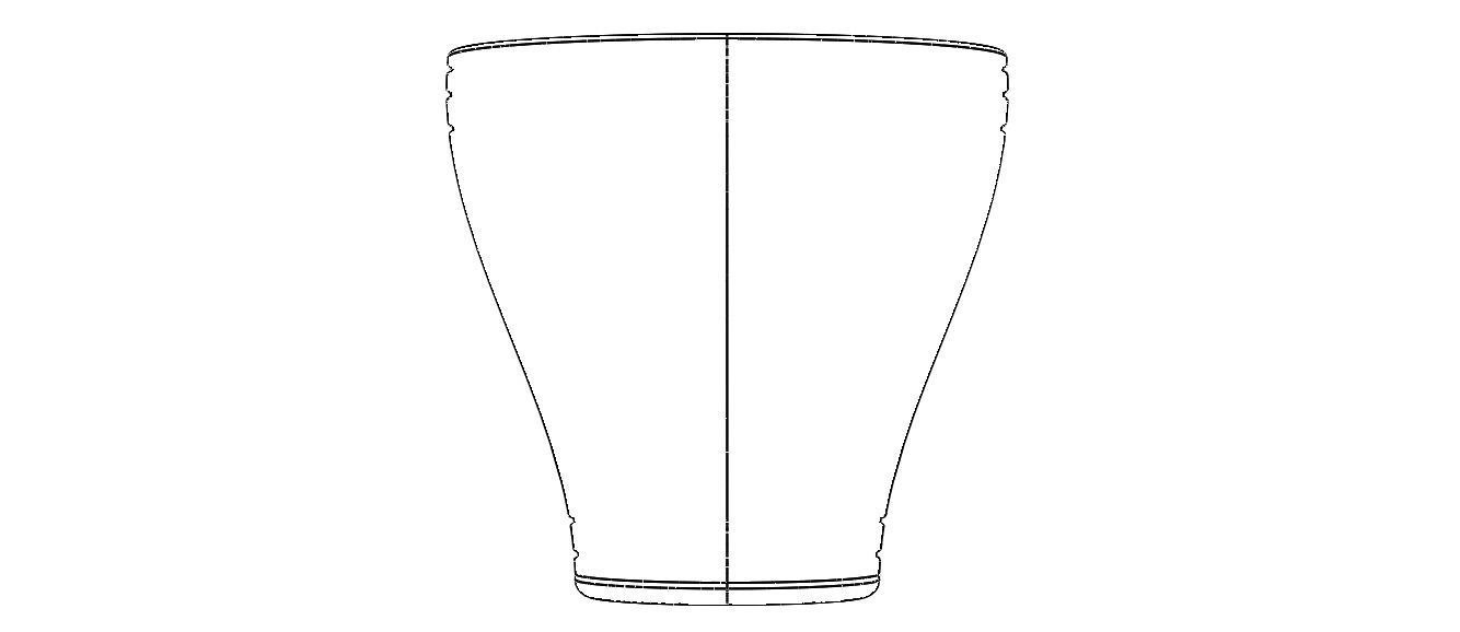 Office Waste Bin Plastic 3D print model_22