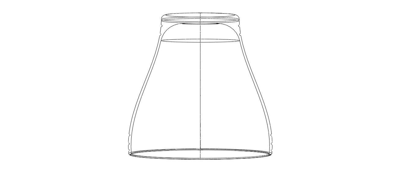 Office Waste Bin Plastic 3D print model_40