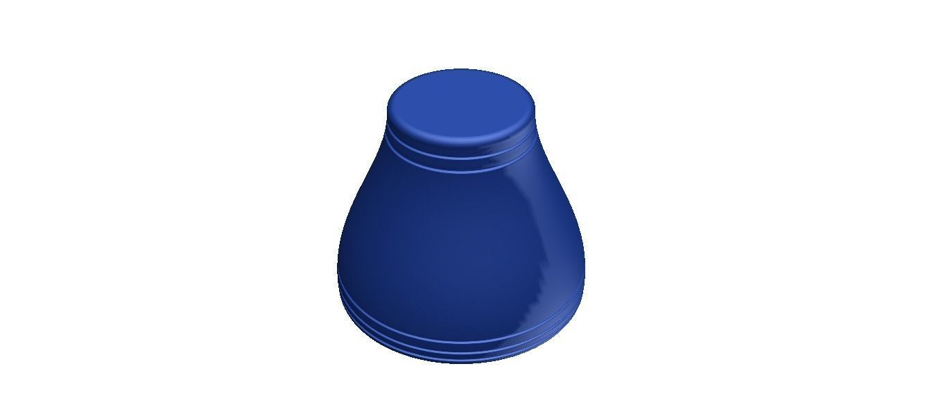 Office Waste Bin Plastic 3D print model_37