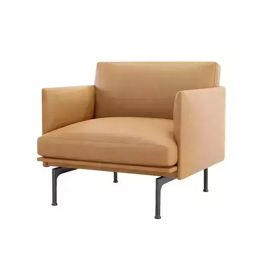 OUTLINE CHAIR by muuto 3D model