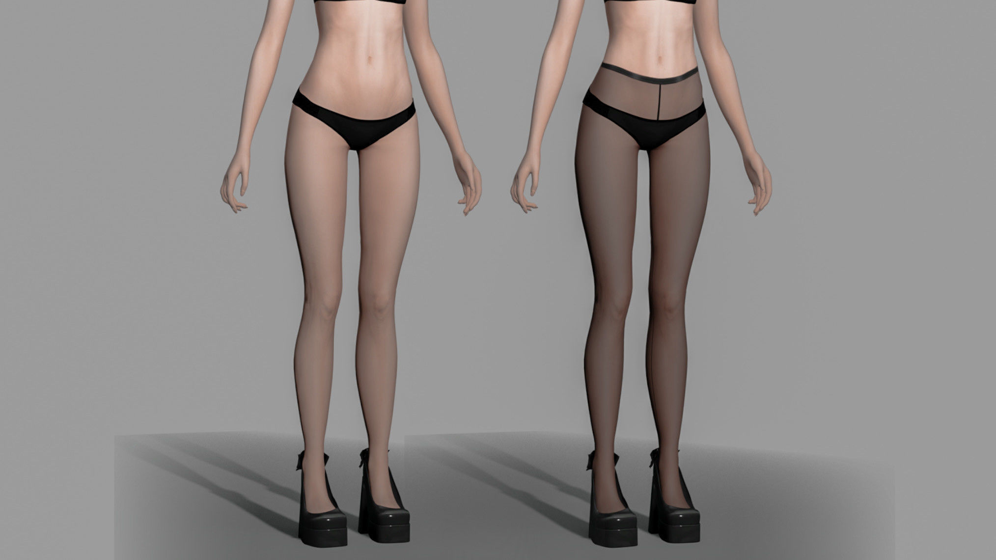 Maid Character - Game Ready Low-poly 3D model_6