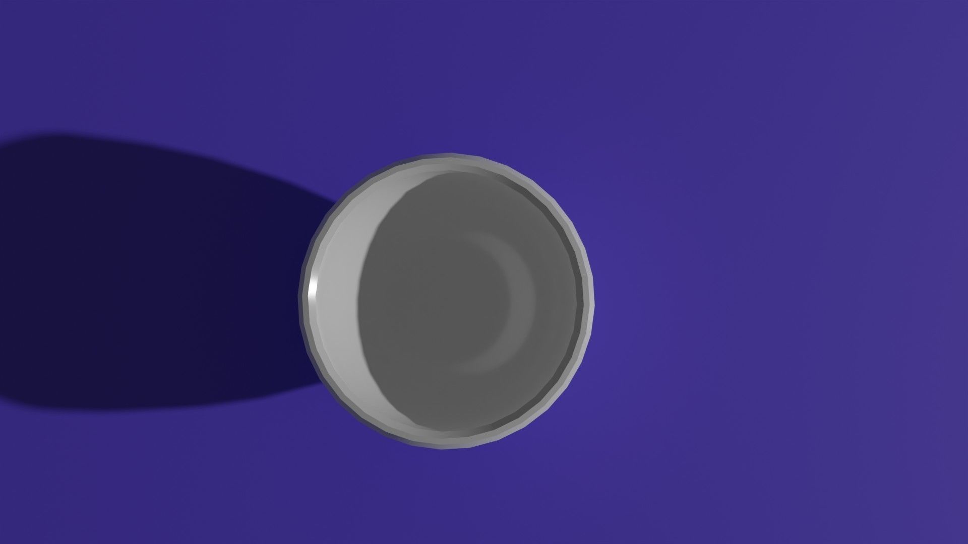 Ceramic Bowl Low-poly 3D model_3