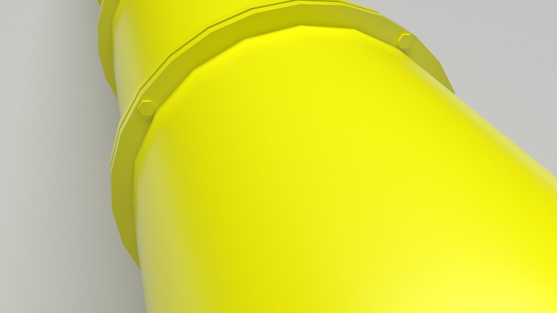 Yellow Pipeline 3D model_5