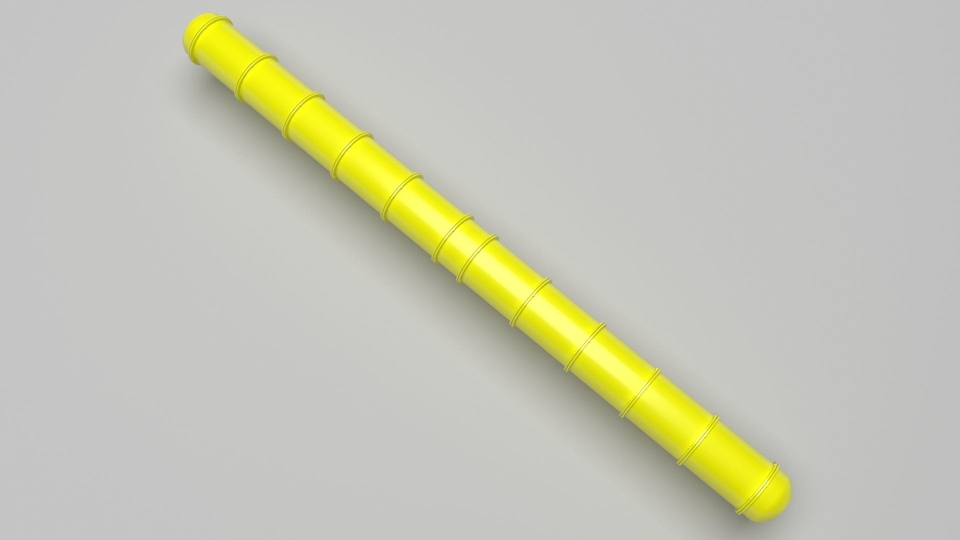 Yellow Pipeline 3D model_2