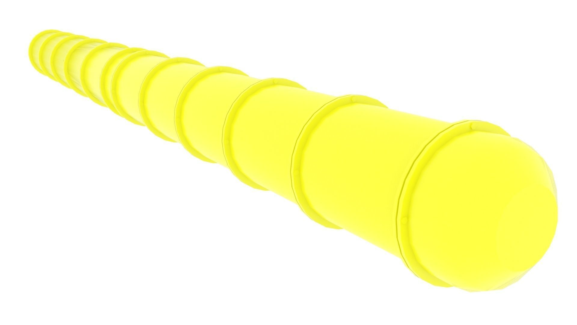 Yellow Pipeline 3D model_13