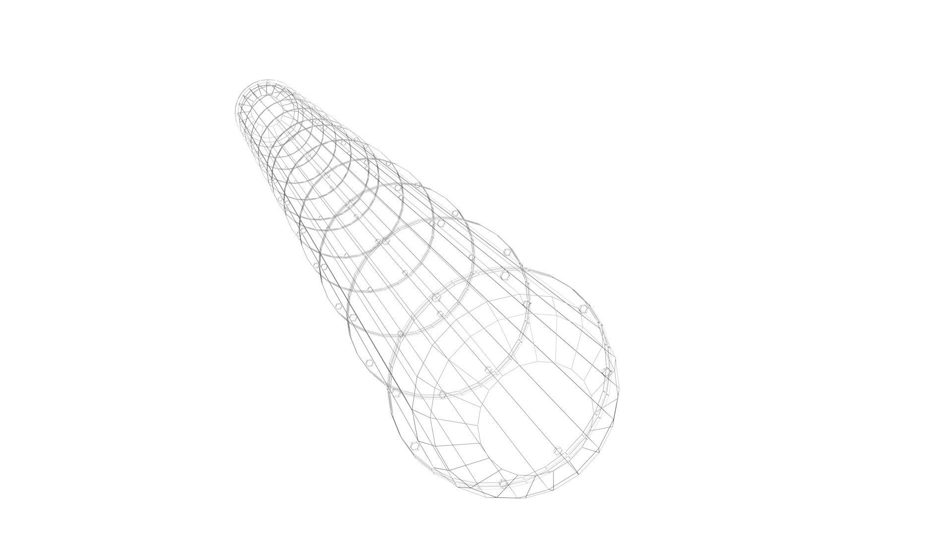 Yellow Pipeline 3D model_26