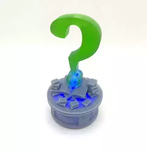 LED-Tealight Quest Marker  Library Table 3D print model