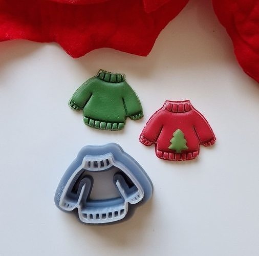 Sweater - Polymer Clay Cutter 3D model