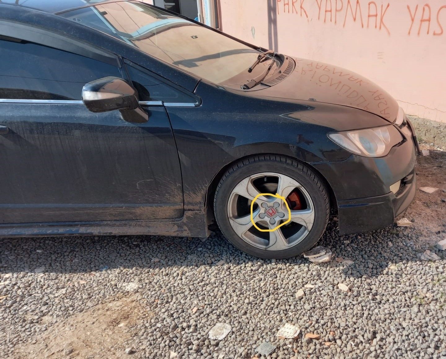 Honda Civic FD6  custom wheel center cap stl files 3D print model_12