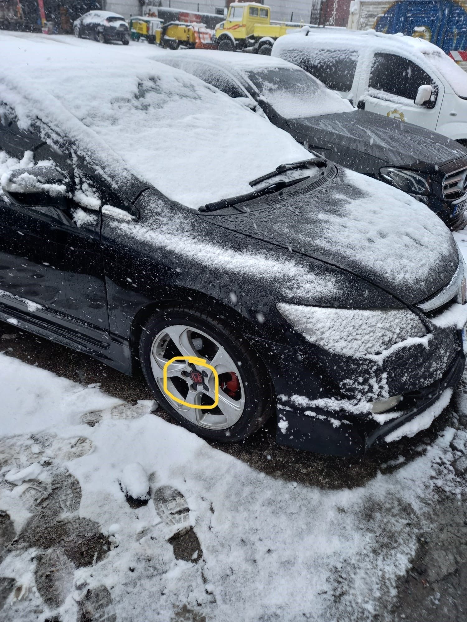 Honda Civic FD6  custom wheel center cap stl files 3D print model_7