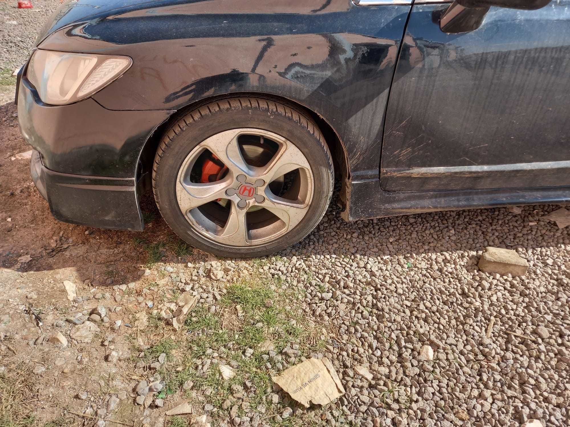 Honda Civic FD6  custom wheel center cap stl files 3D print model_10