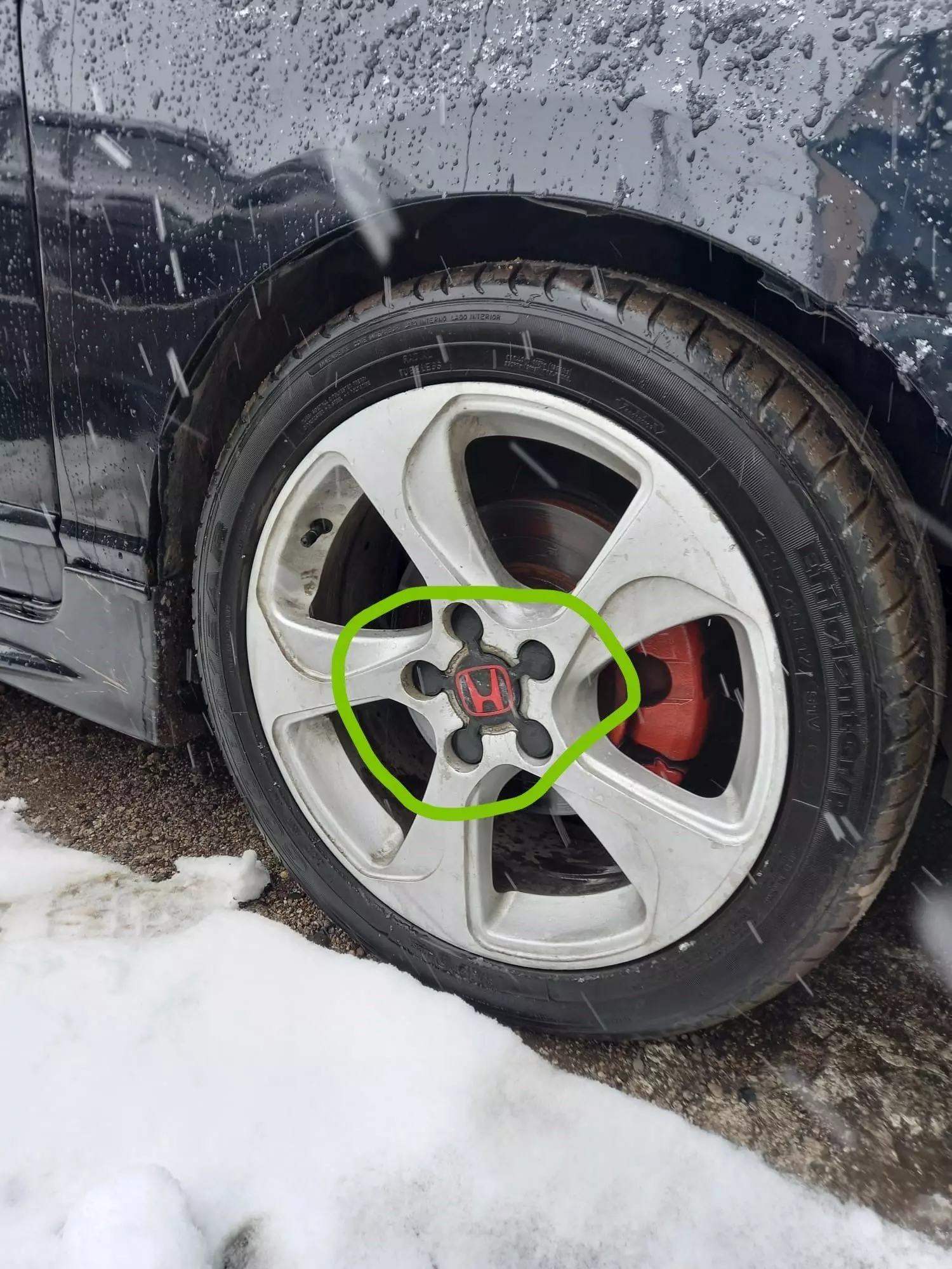 Honda Civic FD6  custom wheel center cap stl files 3D print model_0