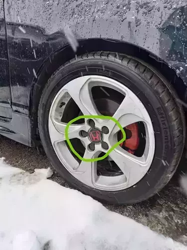 Honda Civic FD6  custom wheel center cap stl files 3D print model