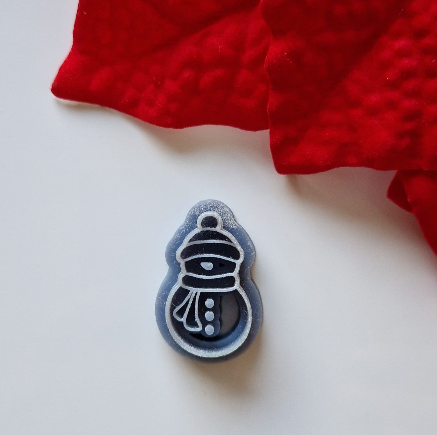 Snowman - Polymer Clay Cutter 3D model_2