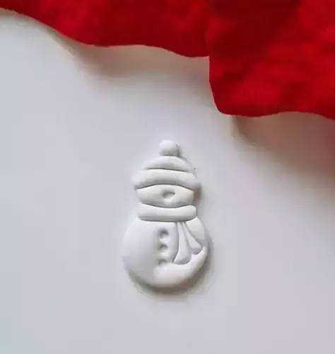 Snowman - Polymer Clay Cutter