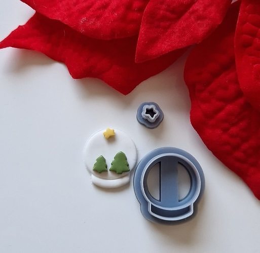 Snowglobe - Polymer Clay Cutter 3D model