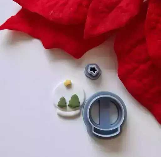 Snowglobe - Polymer Clay Cutter