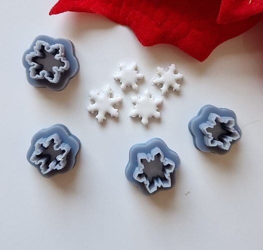 Snowflake - Polymer Clay Cutter 3D model