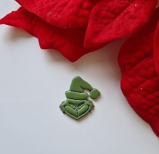 Grinch - Polymer Clay Cutter 3D model