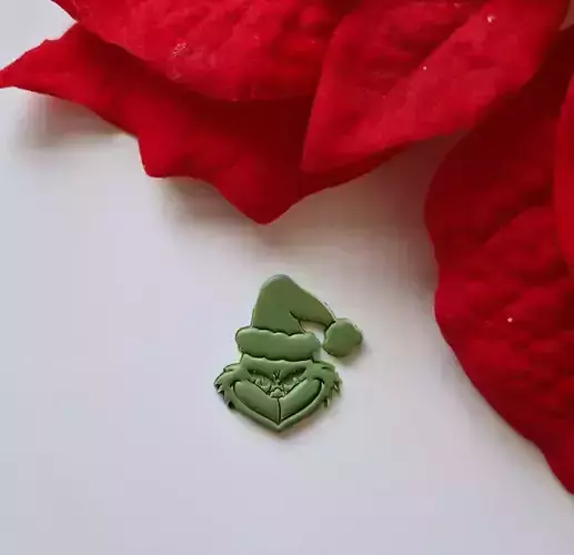 Grinch - Polymer Clay Cutter
