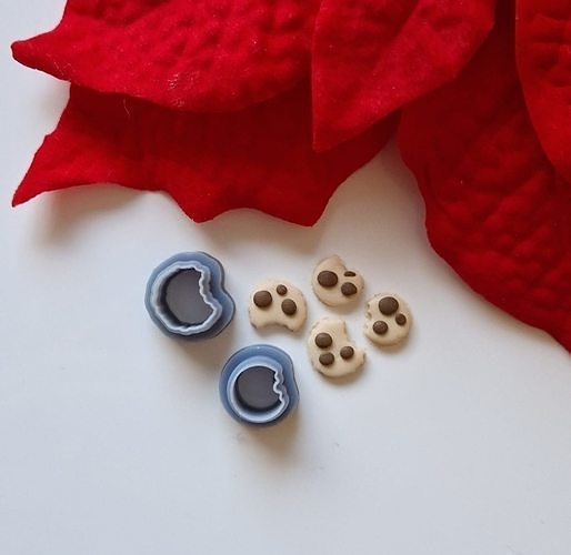 Cookie - Micro - Polymer Clay Cutter 3D model