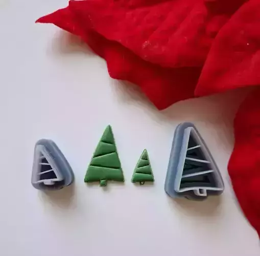 Christmas Tree - Polymer Clay Cutter
