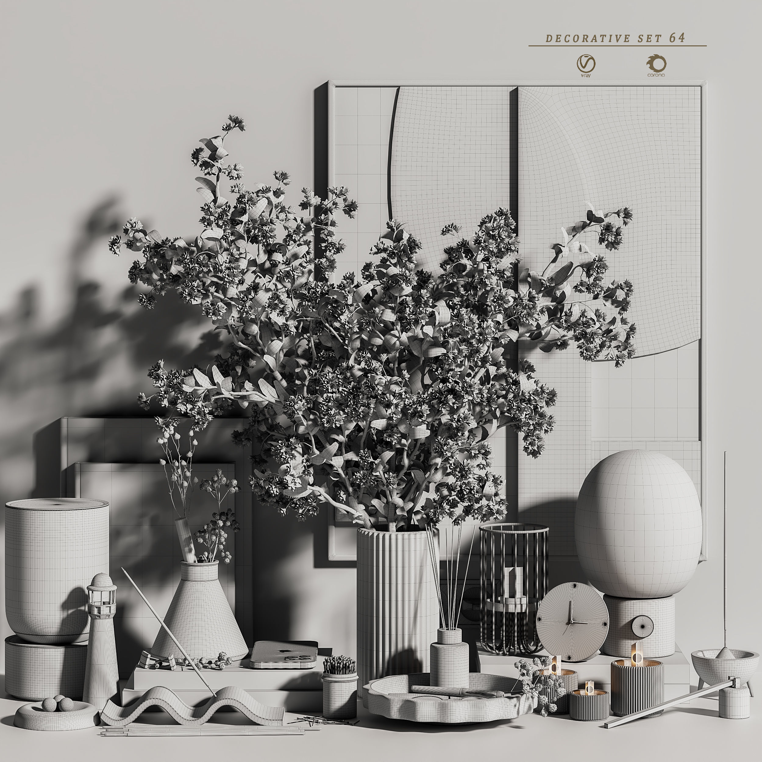 decorative set 64 3D model_6