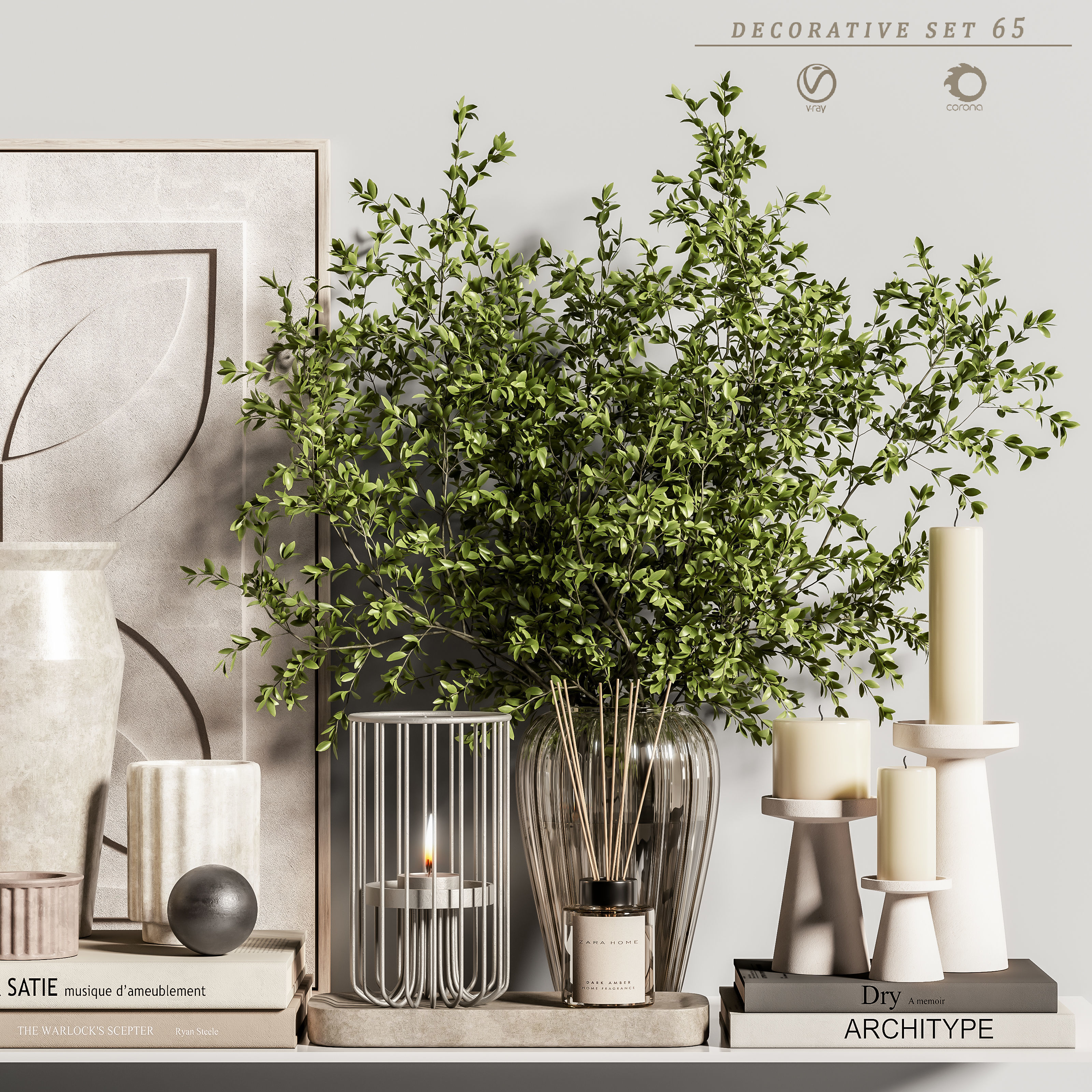 decorative set 65 3D model_2
