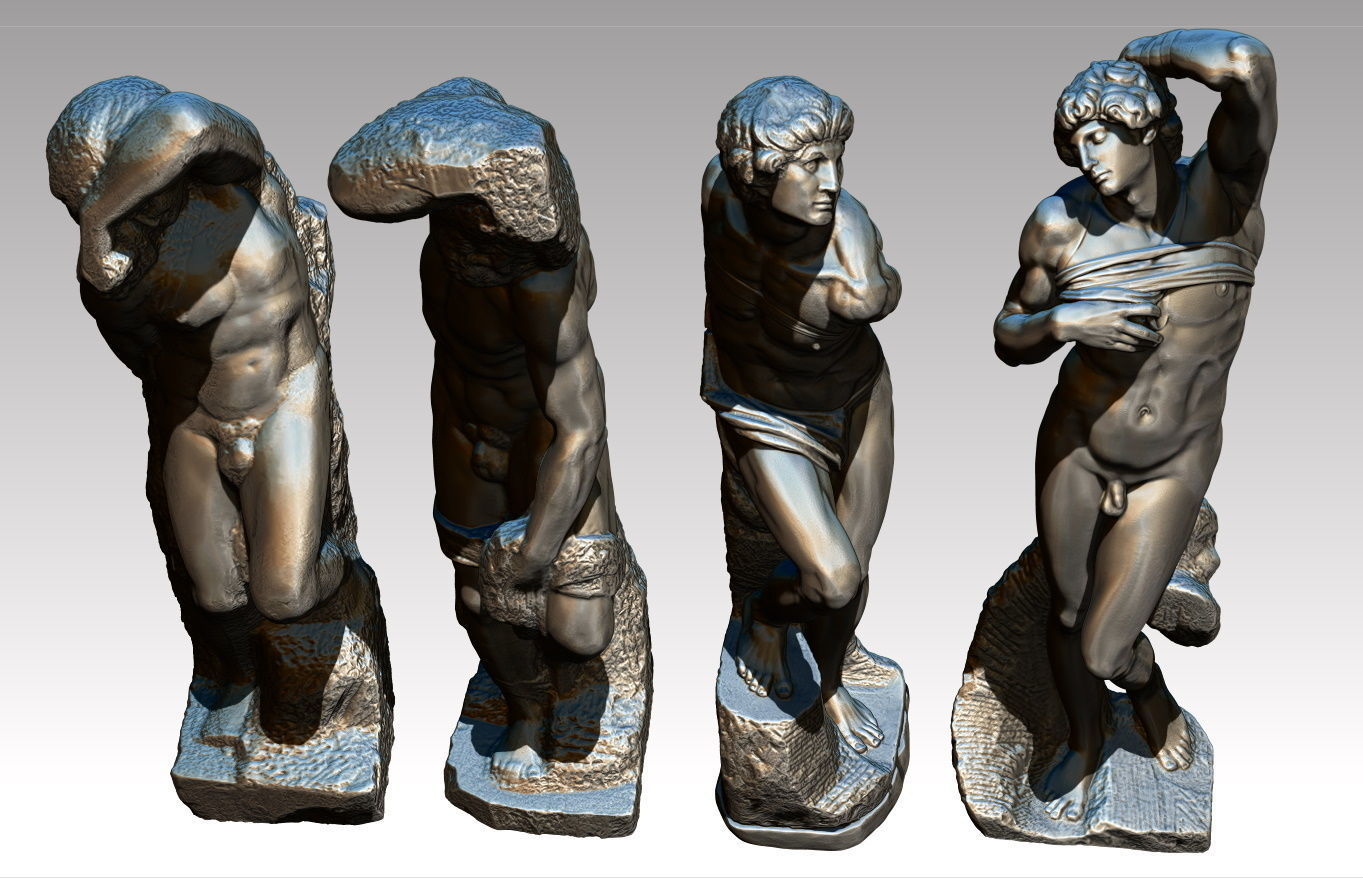 PRISONS le prigioni MICHELANGELO 3D print model_12