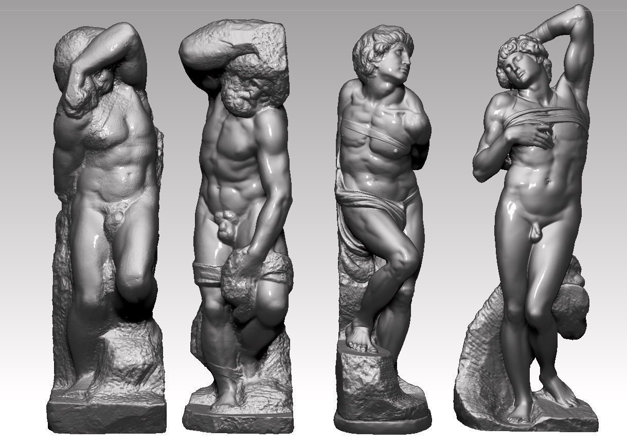 PRISONS le prigioni MICHELANGELO 3D print model_2