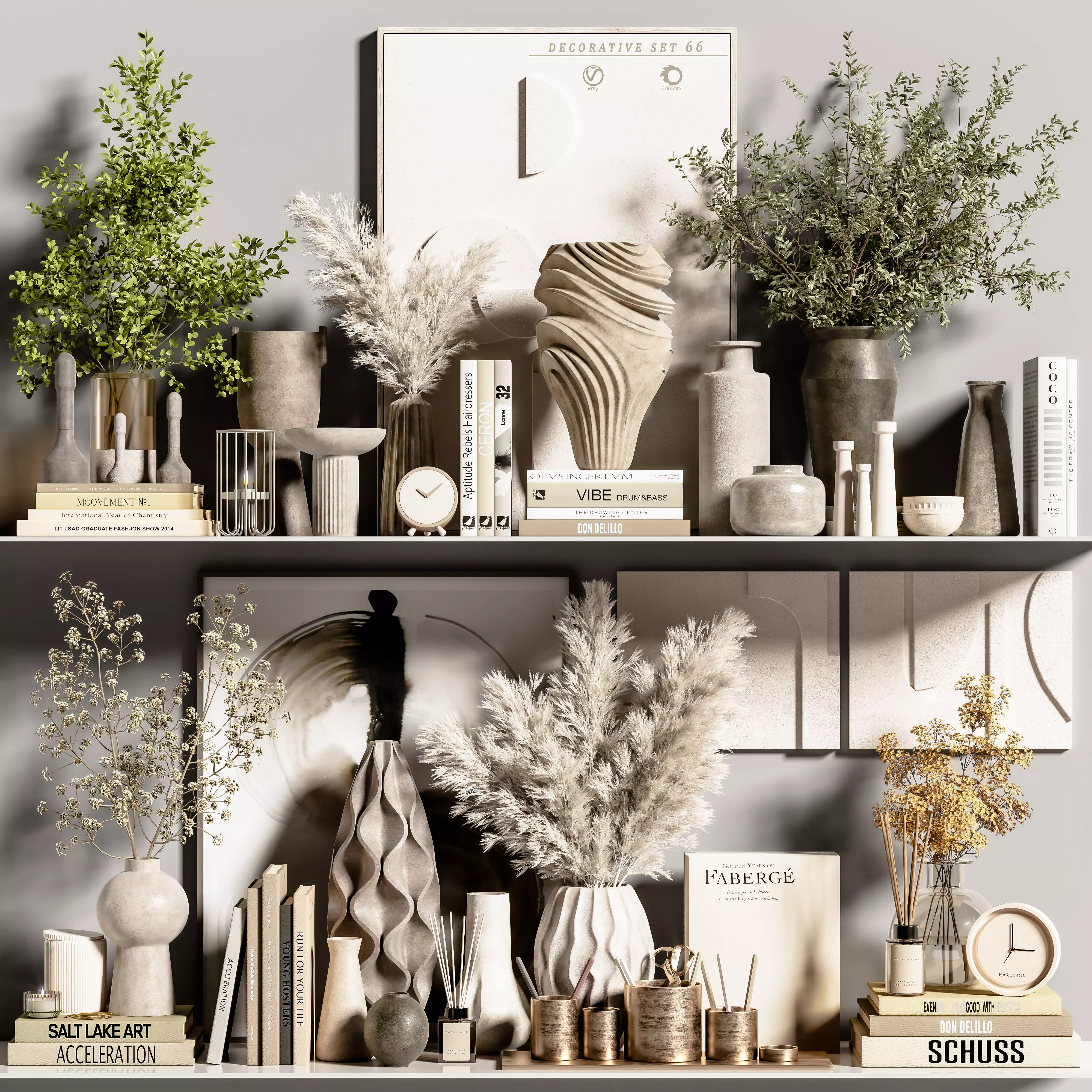 decorative set 66 3D model