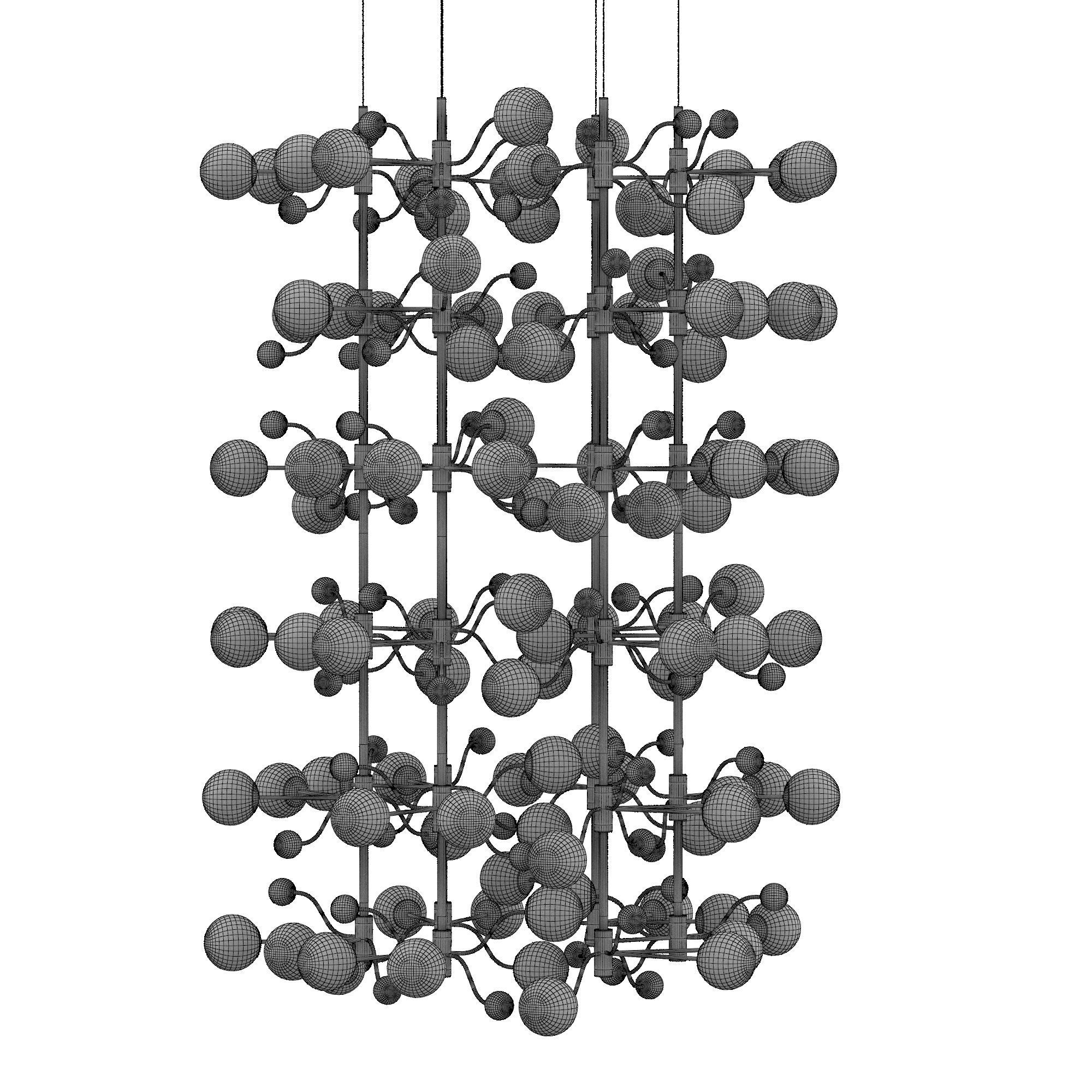 Lobby Chandelier12 3D model_5